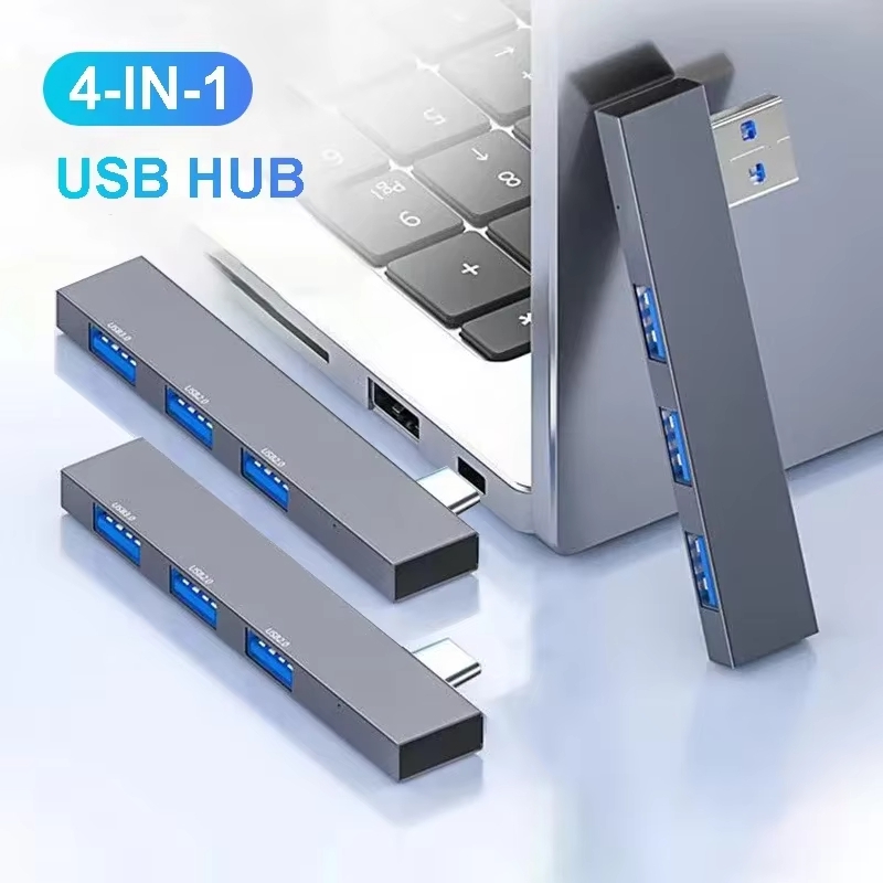 Type C Multiport Adapter - 4-портовый USB 3.0 хаб, многопортовый разветвитель