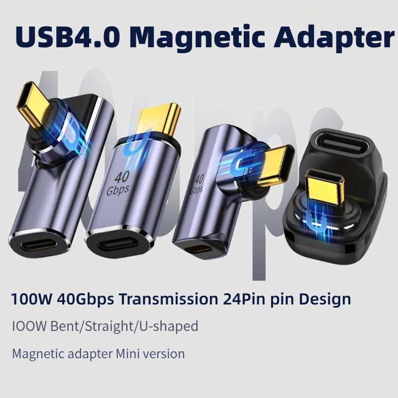 Type C Multiport Adapter - Магнитный адаптер USB 100, 40 Гбит/с,