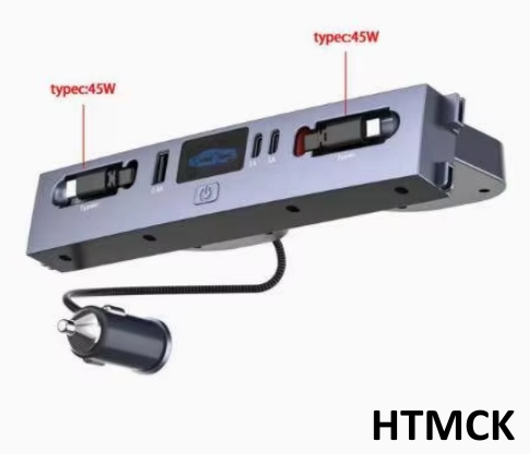 Type C Multiport Adapter - Многопортовое автомобильное зарядное устройство, двойной адаптер