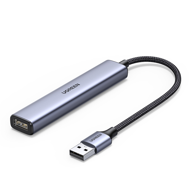 Type C Multiport Adapter - UGREEN USB-концентратор с 4 портами USB2.0,