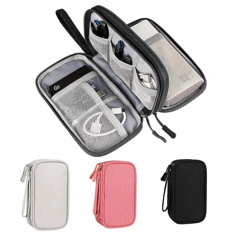Cable Organizer Bag - 1 шт. серый/черный/розовый/темно-синий НОВЫЙ дорожный органайзер
