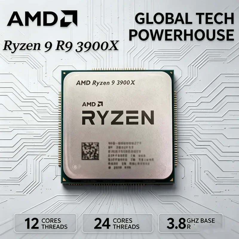 Процессор AMD Ryzen 9 3900X (ф – обзор и цена Amd Cpu Ryzen 9