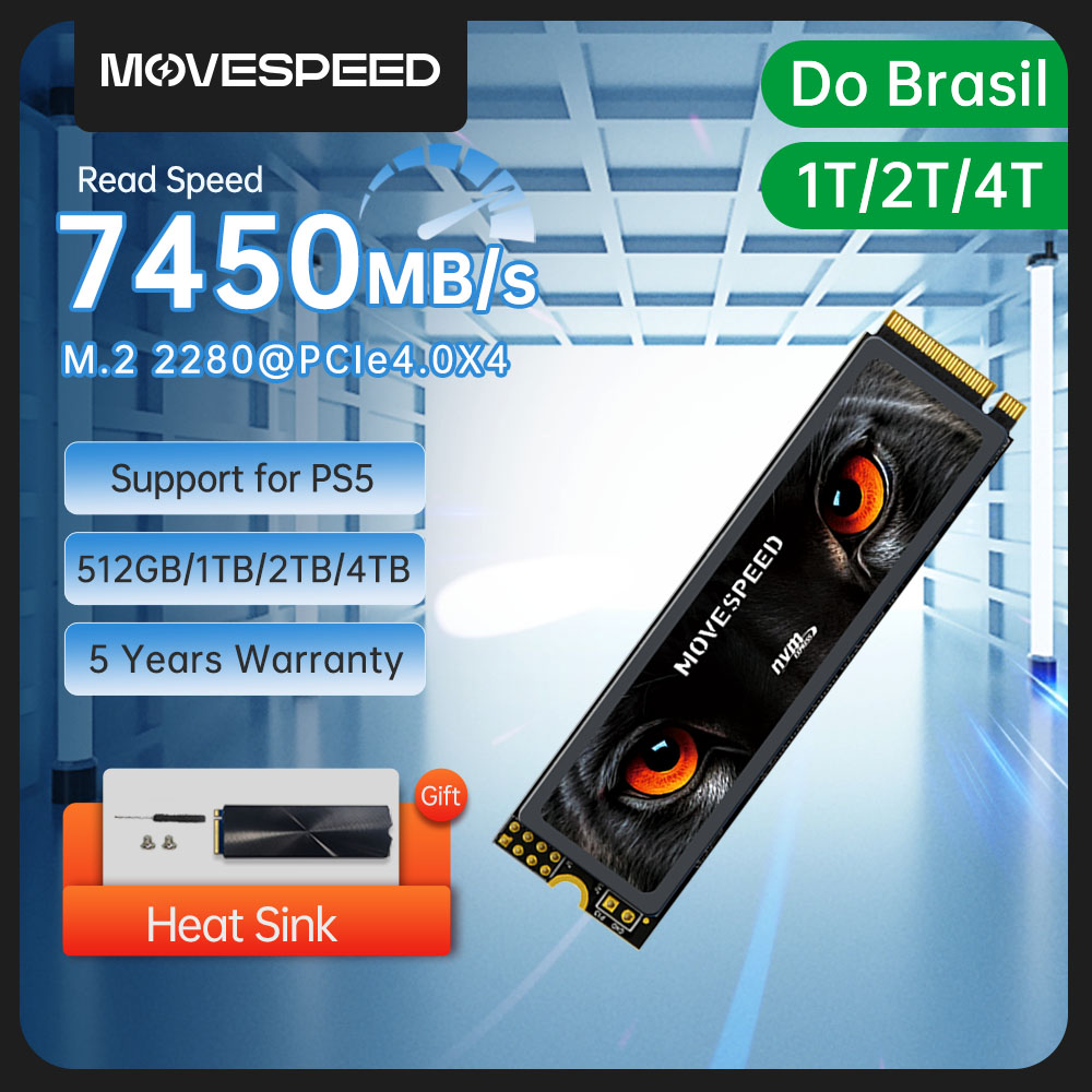 MOVESPEED 7450 МБ/с SSD NVMe M – обзор и цена Samsung Ssd 980 Pro