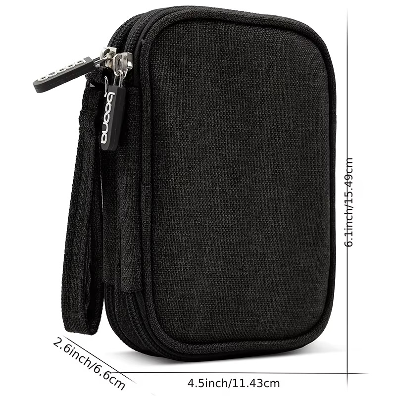 1 шт. серый/черный/розовый/тем – обзор и цена Cable Organizer Bag