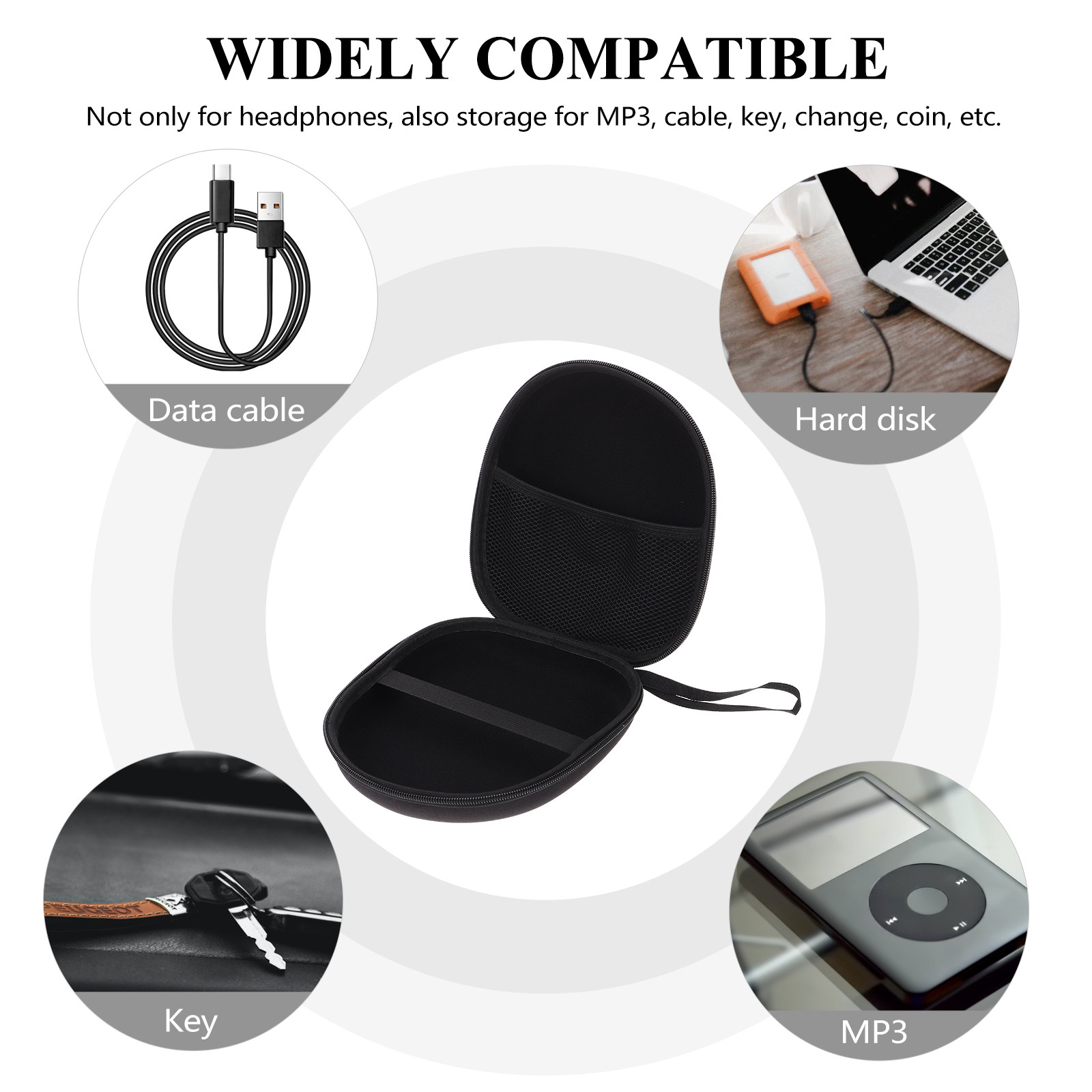 1 шт. чехол для наушников, пор – обзор и цена Cable Organizer Bag